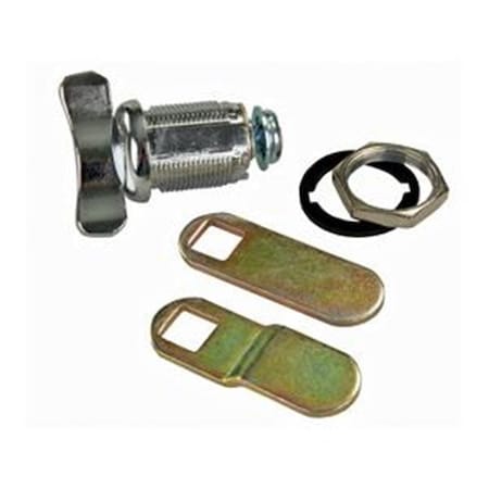 Jr Products JR PRODUCTS 125 Exterior Hardware RV 0.88 in. Thumb Compartment Lock J45-125